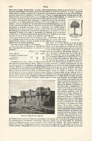LAMINA ESPASA 28683: Castillo de Coca Segovia