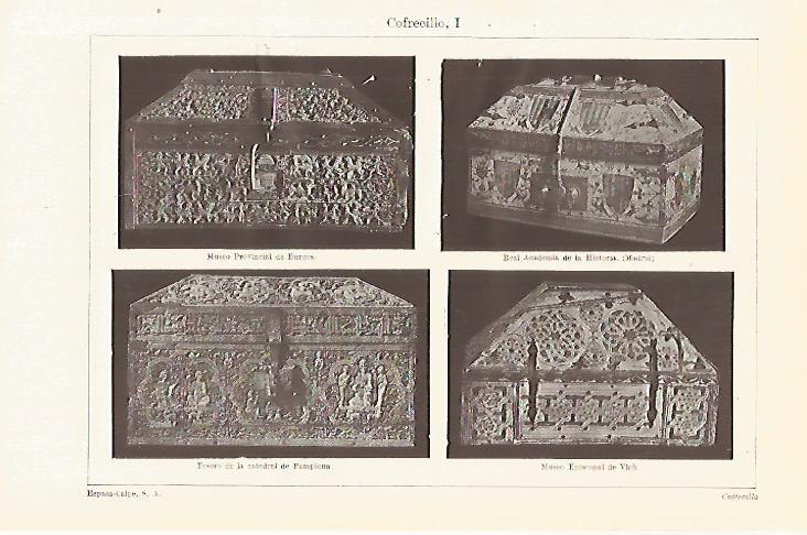 LAMINA ESPASA 28701: Cofrecillo de diferentes museos