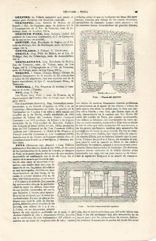 LAMINA ESPASA 28721: Planta del sepulcro de Toya Jaen