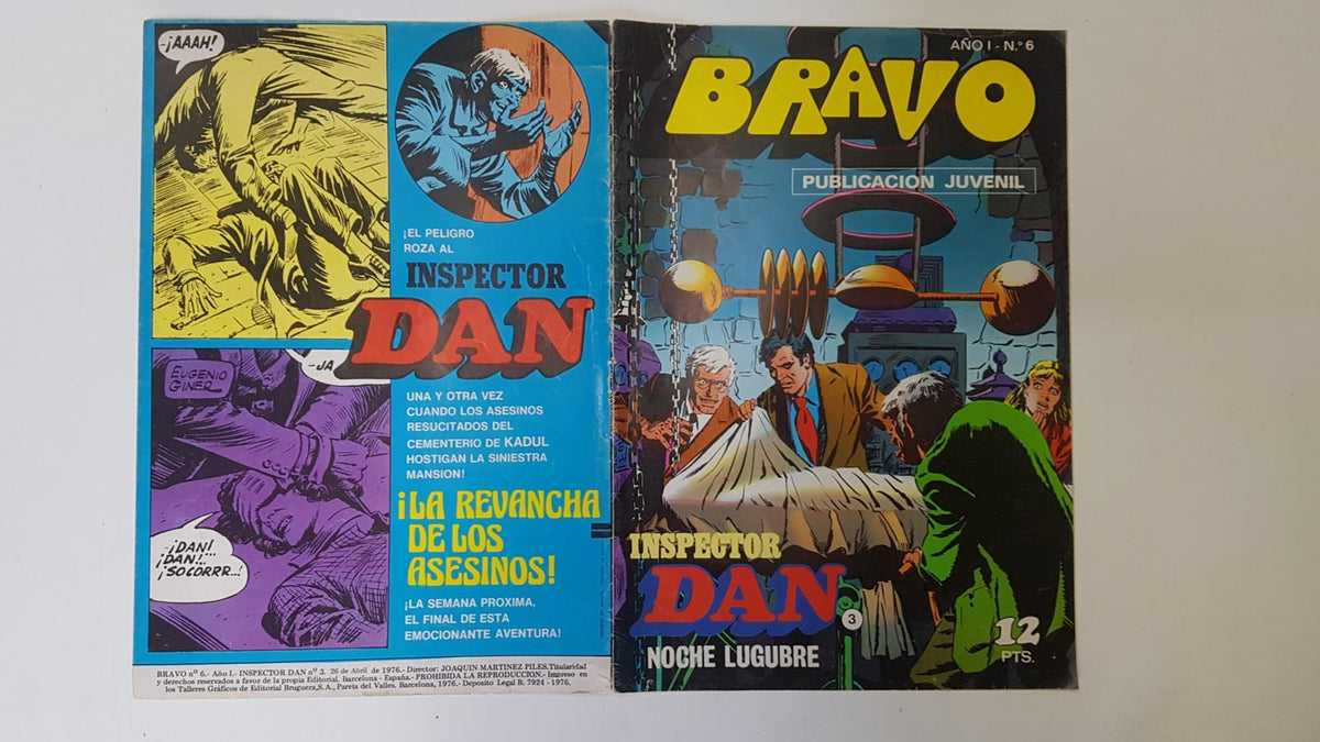 Bravo serie Inspector Dan numero 03: Noche lugubre