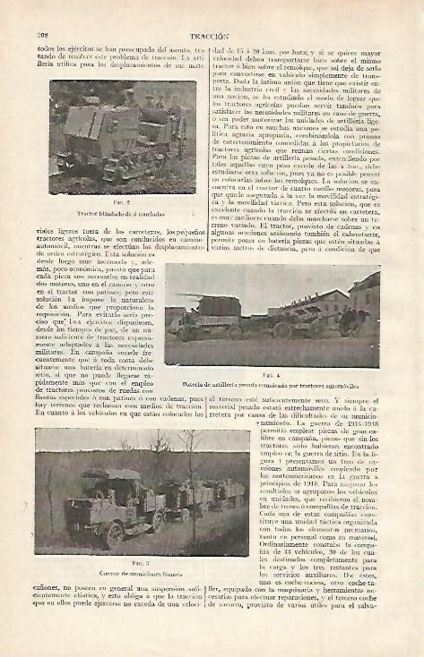 LAMINA ESPASA 28725: Tractor blindado