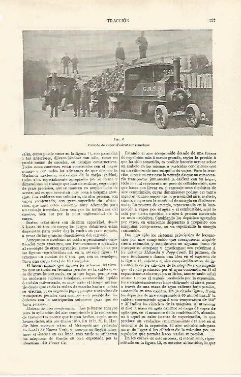 LAMINA ESPASA 28731: Camion de vapor Fodent