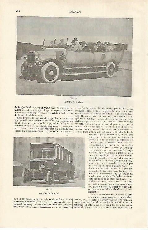 LAMINA ESPASA 28734: Autobus de turismo