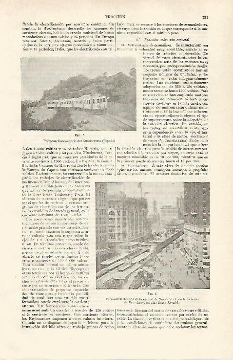 LAMINA ESPASA 28737: Ferrocarril del Guadarrama