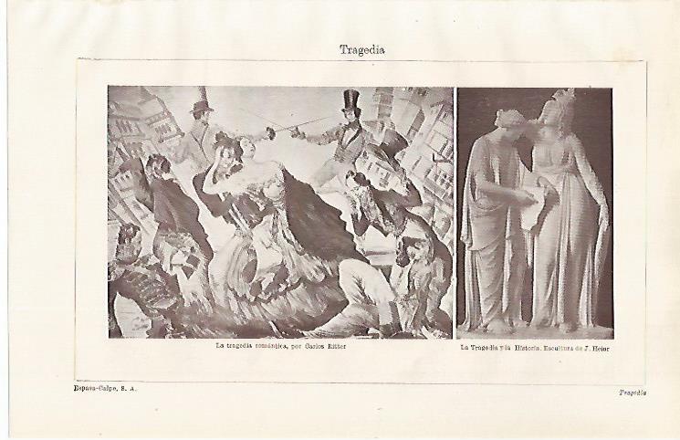 LAMINA ESPASA 28768: La tragedia romantica por C. Rittler