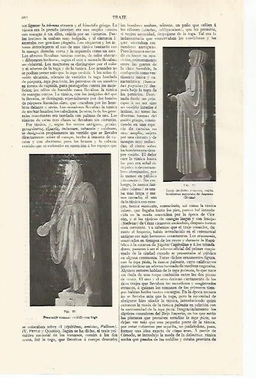 LAMINA ESPASA 28778: Romano vestido con toga