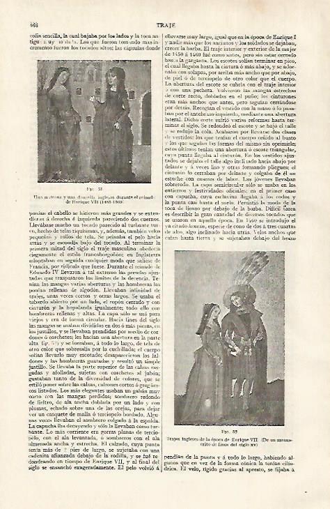 LAMINA ESPASA 28783: Vestidos ingleses del siglo XV