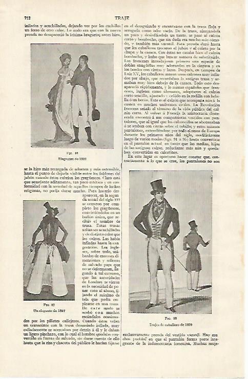 LAMINA ESPASA 28799: Trajes de 1802
