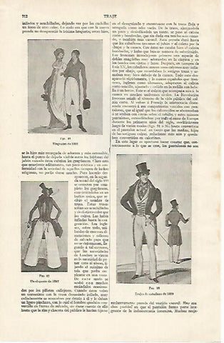LAMINA ESPASA 28799: Trajes de 1802