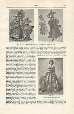 LAMINA ESPASA 28802: Dama francesa de 1829
