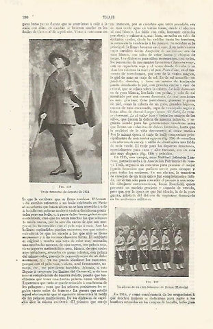 LAMINA ESPASA 28808: Traje femenino de deporte de 1914
