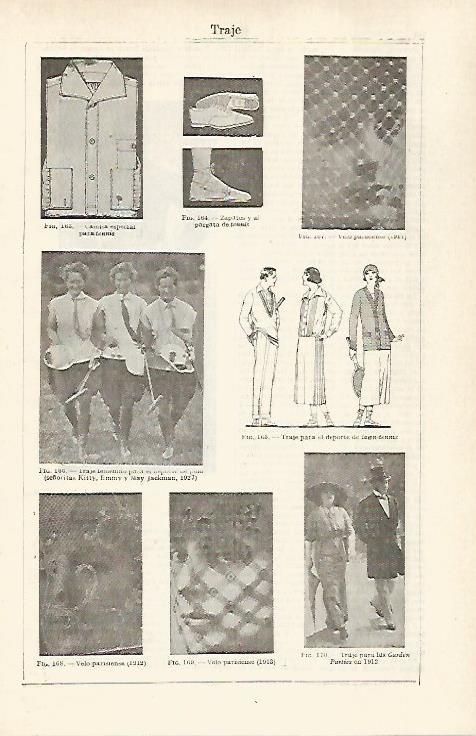 LAMINA ESPASA 28813: Trajes de 1912 y 1927