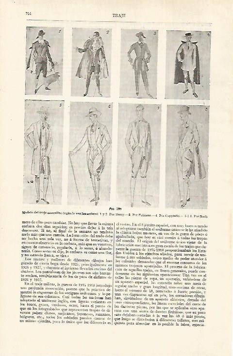 LAMINA ESPASA 28815: Modelo de traje masculino por Bussy Fabiano Cappiello y Boris