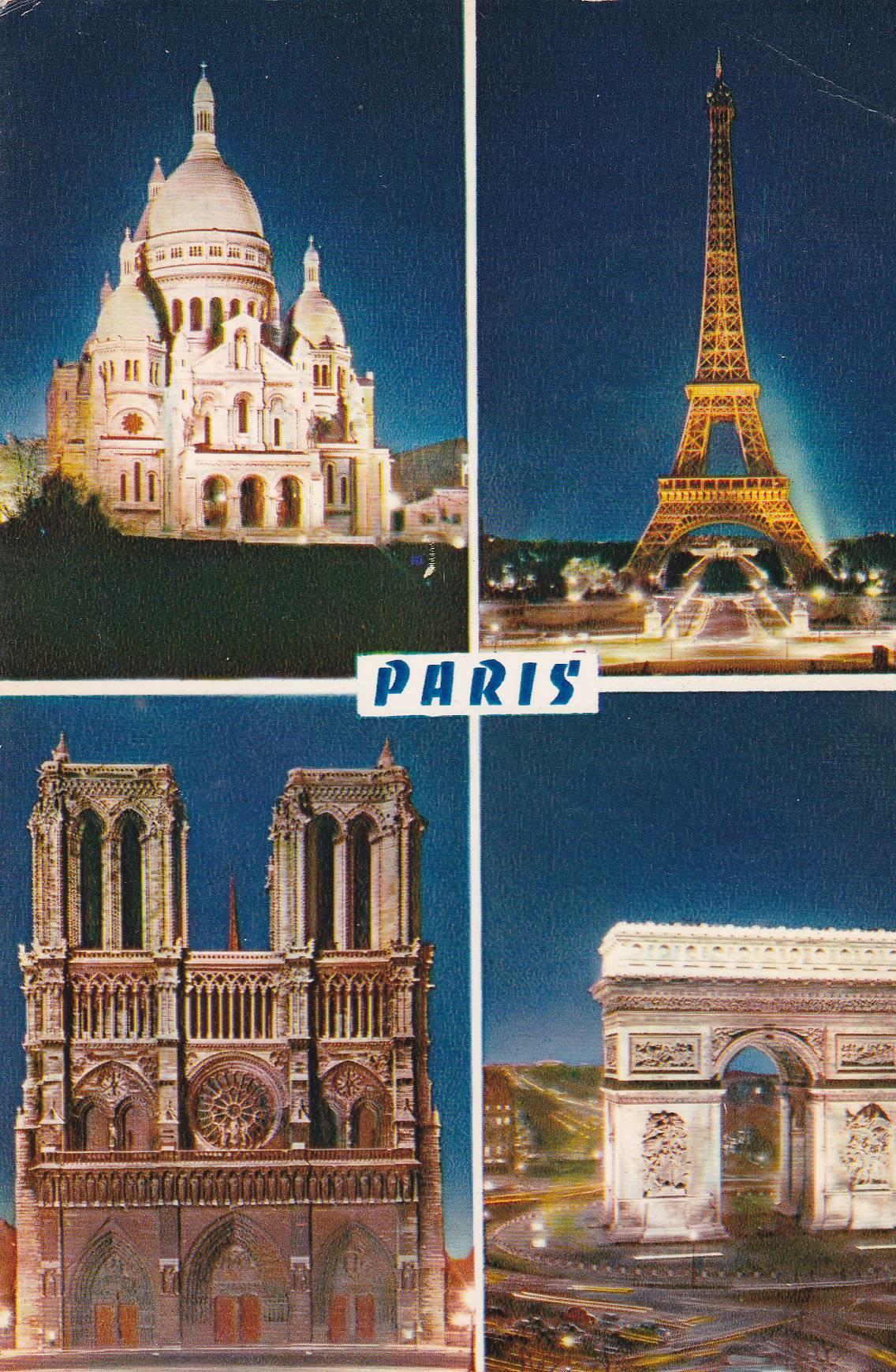 POSTAL B6068: PARIS: BASILICA: SACRE COEUR