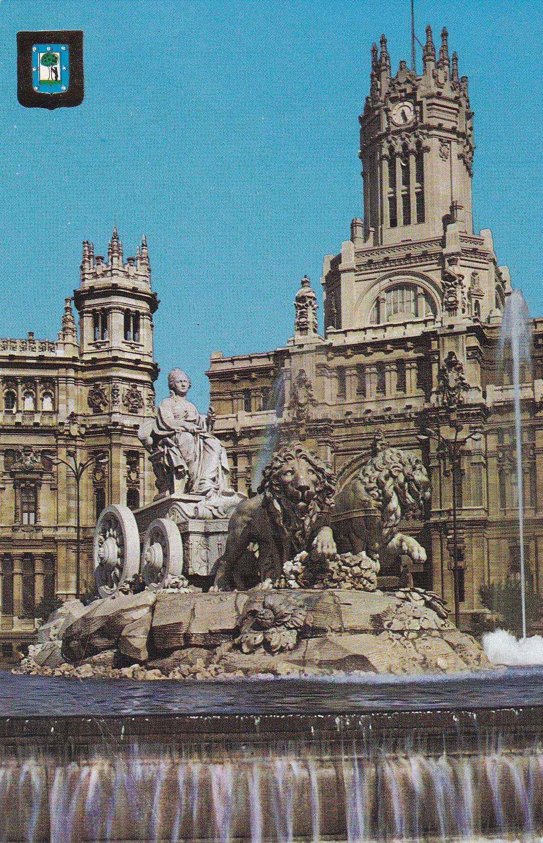 POSTAL B6090: MADRID: PALACIO DE COMUNICACIONES I CIBELES