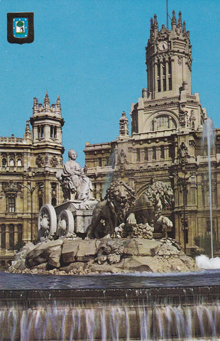 POSTAL B6090: MADRID: PALACIO DE COMUNICACIONES I CIBELES