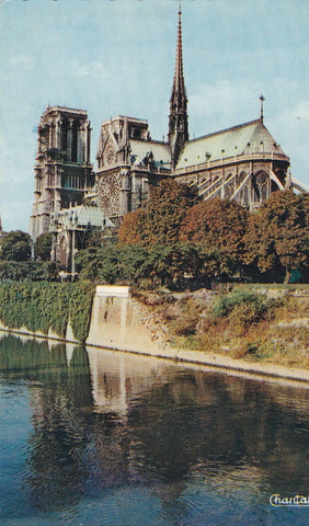 POSTAL B6093: PARIS: NOTRE DAME Y EL RIO SENA