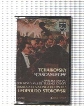 Cassette: Philips: Tchaikovsky, Cascanueces. Capricho Italiano, Polonesa y Vals de Eugenio Onegin