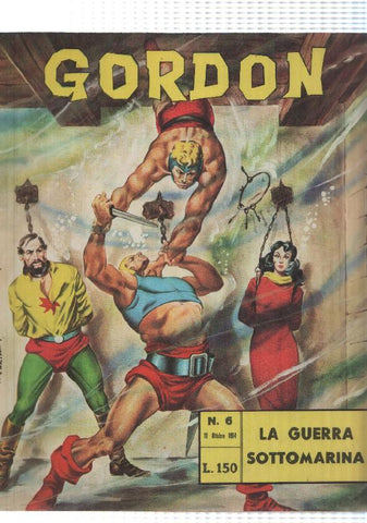 Fratelli Spada: Flash Gordon num 06, año 1964 - La Guerra Sottomarina, M. Caria