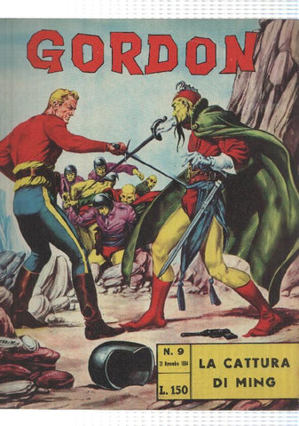 Fratelli Spada: Flash Gordon num 09, año 1964 - La Cattura di Ming, M. Caria