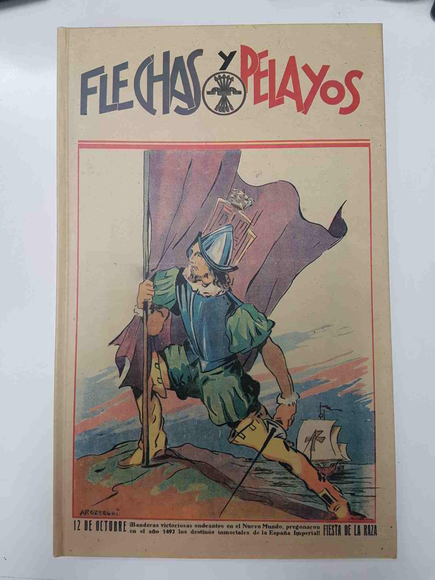 Flechas y Pelayos, edicion facsimil tomo numero 6 con los numeros 40 al 50