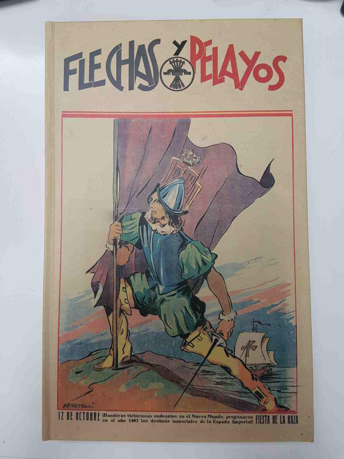 Flechas y Pelayos, edicion facsimil tomo numero 6 con los numeros 40 al 50