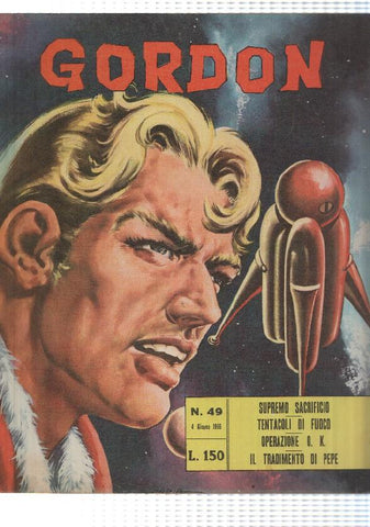 Fratelli Spada: Flash Gordon num 49, año 1966 - Supremo Sacrificio. In appendice 20000 Leghe Sotto i Mari