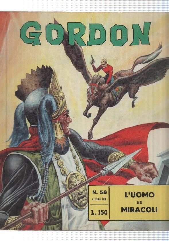 Fratelli Spada: Flash Gordon num 58, año 1966 - Luomo dei miracoli, M. Caria. In appendice 20000 Leghe Sotto i Mari