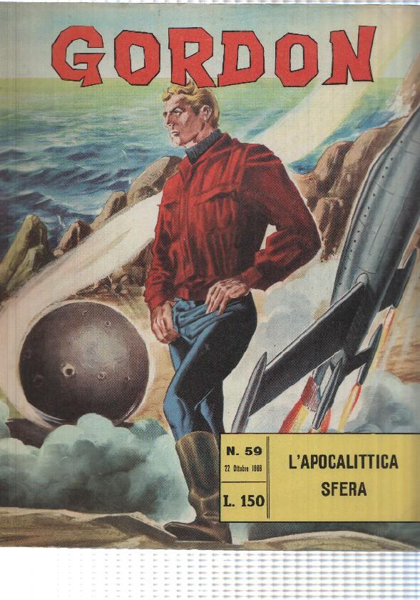 Fratelli Spada: Flash Gordon num 59, año 1966 - Lapocalittica sfera, M. Caria. In appendice 20000 Leghe Sotto i Mari