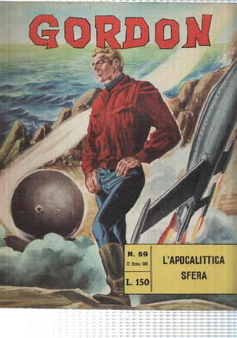 Fratelli Spada: Flash Gordon num 59, año 1966 - Lapocalittica sfera, M. Caria. In appendice 20000 Leghe Sotto i Mari