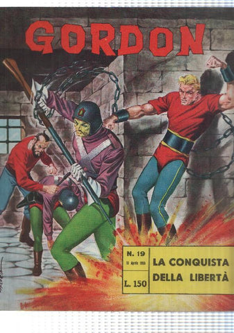 Fratelli Spada: Flash Gordon num 19, año 1965 - La conquista della liberta, M. Caria