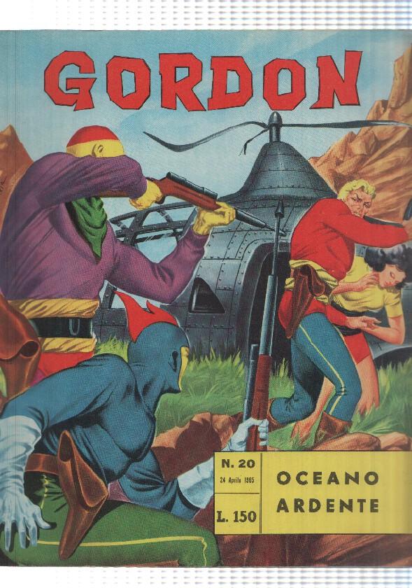 Fratelli Spada: Flash Gordon num 20, año 1965 - Oceano ardente, M. Caria