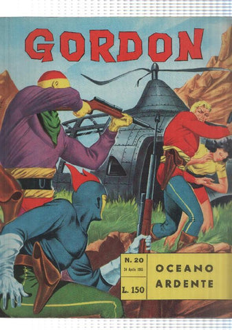 Fratelli Spada: Flash Gordon num 20, año 1965 - Oceano ardente, M. Caria