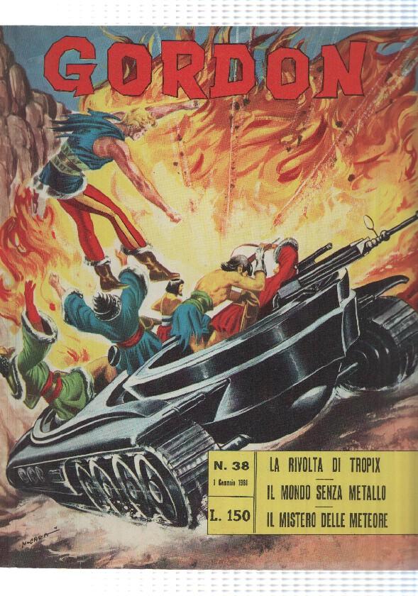 Fratelli Spada: Flash Gordon num 38, año 1966 - La rivolta di tropix, M. Caria. In appendice 20000 Leghe Sotto i Mari
