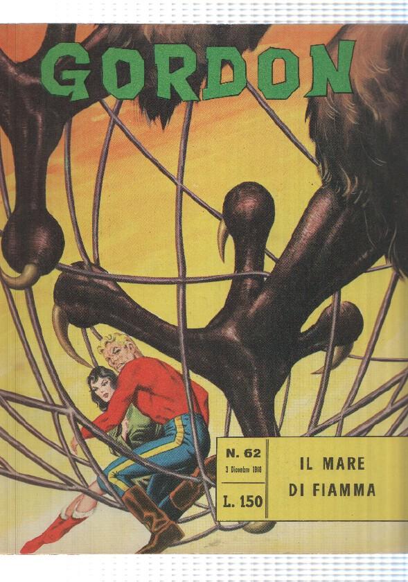 Fratelli Spada: Flash Gordon num 62, año 1966 - il mare di Fiamma, M. Caria. In appendice 20000 Leghe Sotto i Mari