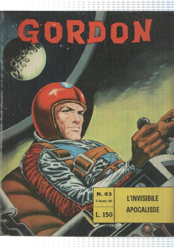 Fratelli Spada: Flash Gordon num 63, año 1966 - Linvisibile apocalisse, M. Caria. In appendice 20000 Leghe Sotto i Mari