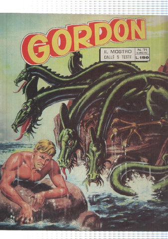 Fratelli Spada: Flash Gordon num 71, año 1967 - il mostro dalle 5 teste. In appendice principe Valiant