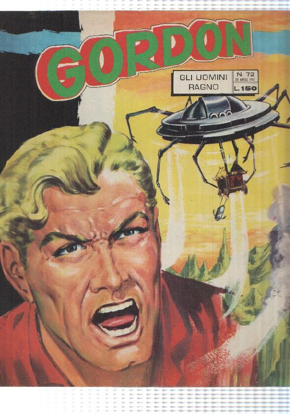 Fratelli Spada: Flash Gordon num 72, año 1967 - Gli uomini ragno. In appendice principe Valiant