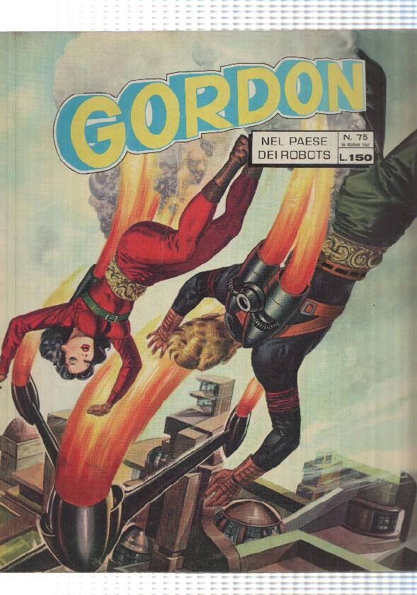 Fratelli Spada: Flash Gordon num 75, año 1967 - Nel Paese dei robots. In appendice principe Valiant
