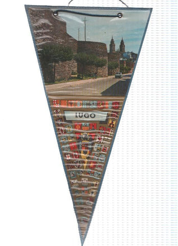 Banderin: LUGO - Imagen de la Muralla Romana de Lugo