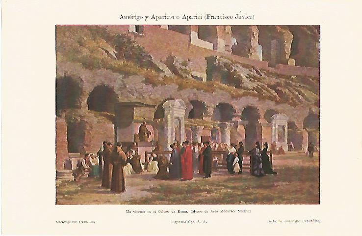 LAMINA ESPASA 10856: Un viernes en el Coliseo de Roma por Aparici