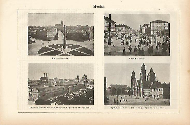 LAMINA ESPASA 11503: Plazas de Munich