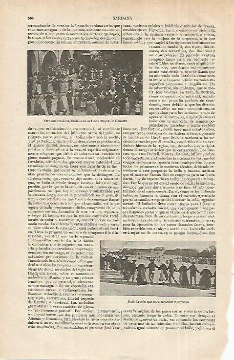 LAMINA ESPASA 12364: Sardana en Banyoles Girona