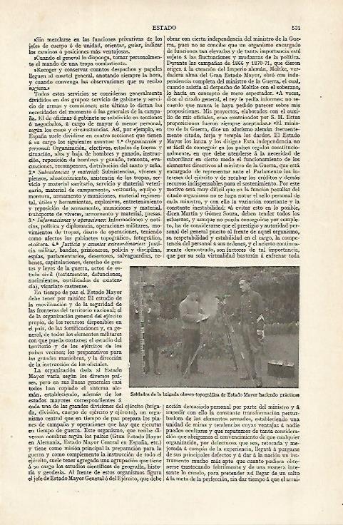 LAMINA ESPASA 16300: Soldados del Estado Mayor