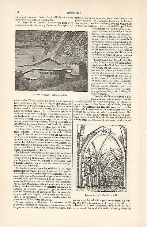 LAMINA ESPASA 16901: Iglesia de Obarra Huesca