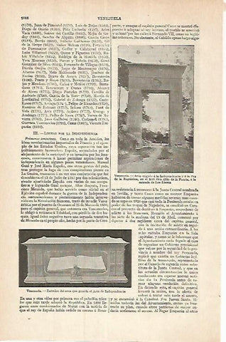 LAMINA ESPASA 17496: Arco de la Independencia en Venezuela