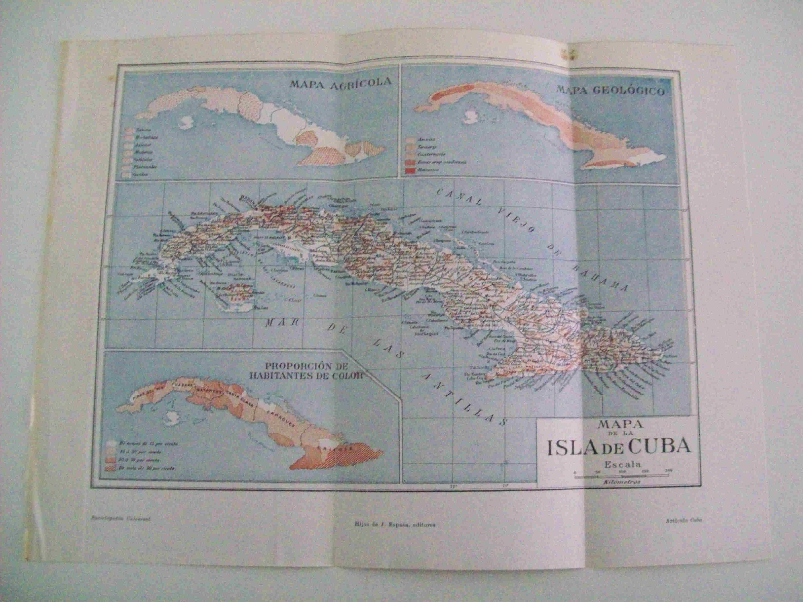LAMINA ESPASA 14306: Mapa de Cuba