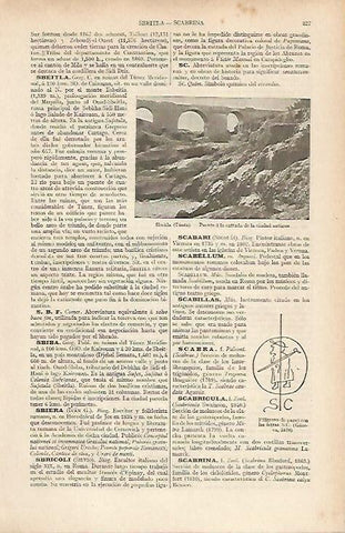 LAMINA ESPASA 19591: Puente en Sbeitla Tunez
