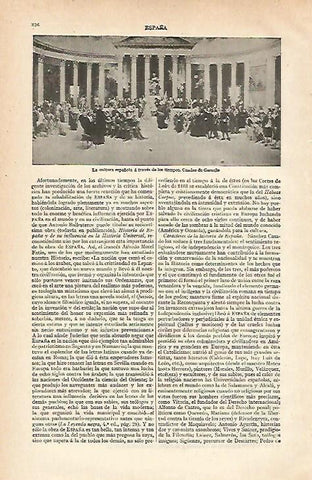 LAMINA ESPASA 19910: La cultura española a traves de los tiempos por Garnelo