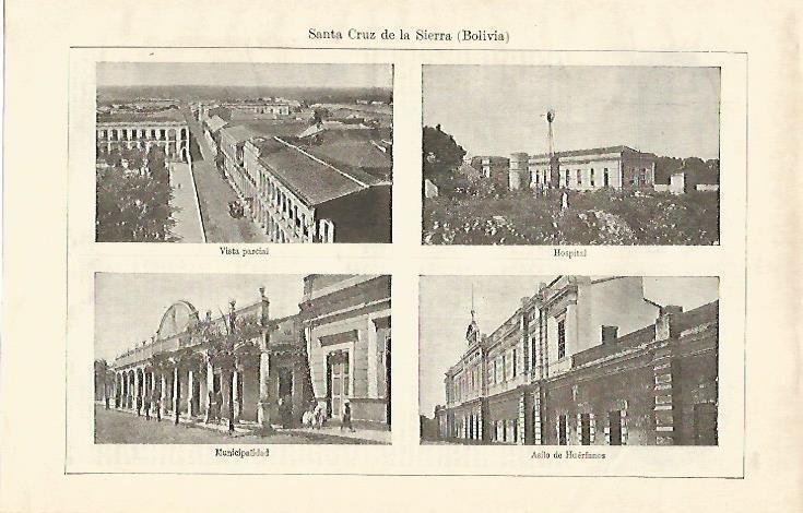 LAMINA ESPASA 18467: Vistas de Santa Cruz de la Sierra Bolivia